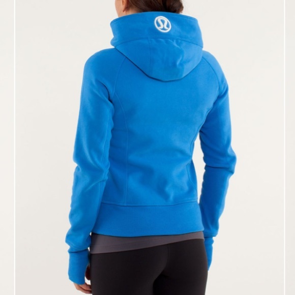 Lululemon Scuba Hoodie *Stretch Beaming Blue size 8 - Picture 4 of 15